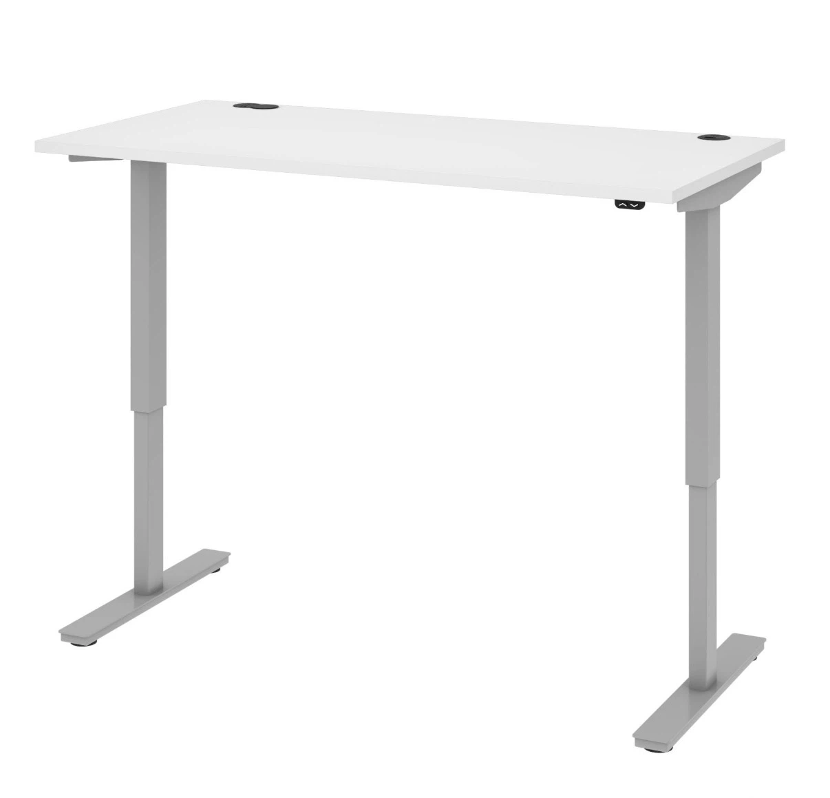 Bestar Height-Adjustable Desk in White - photo 3