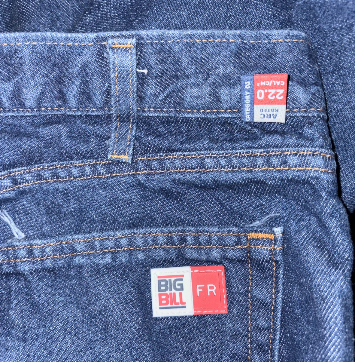 Men’s 32 x 32” Big Bill FR Flame Resistant Jeans 32x32 - photo 4