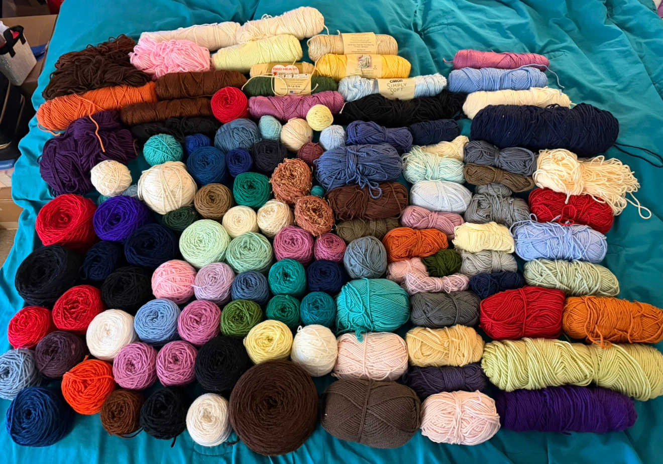 Massive Scrap Yarn Lot - photo 3