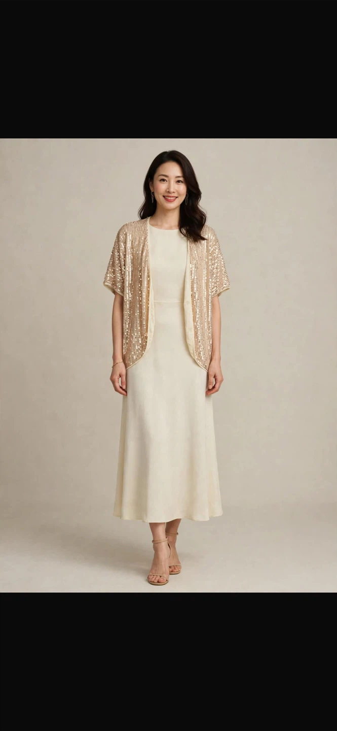 Gold Sequin Shrug Brand New - photo 2