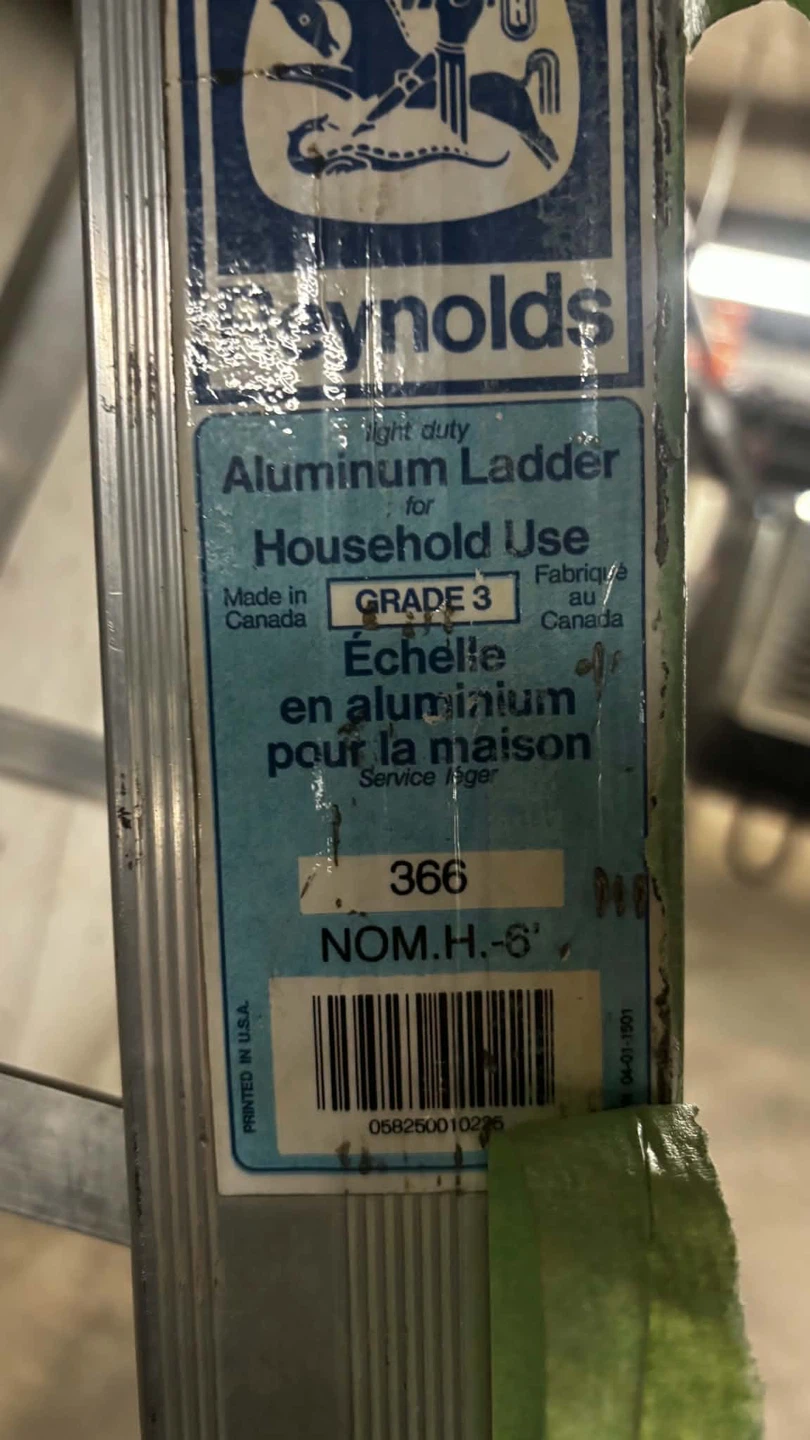 Reynolds 6ft Aluminum Ladder - photo 5