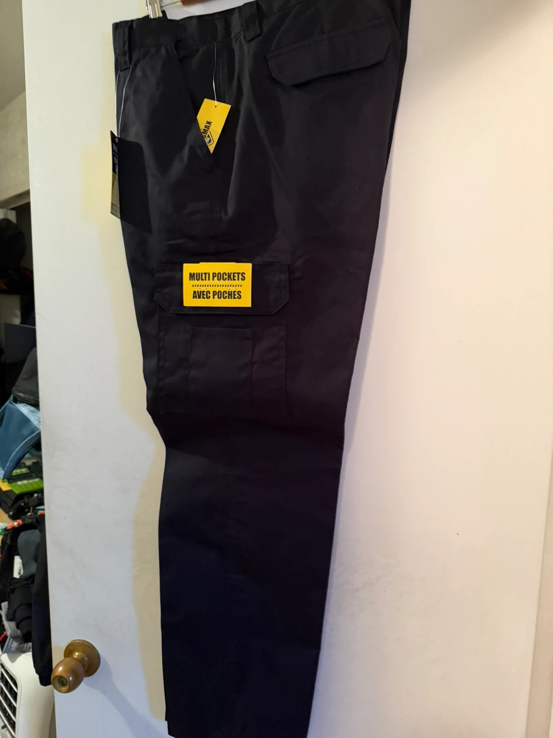Tradesmax Pro Cargo Work Pants Black Size 34/32 - photo 3