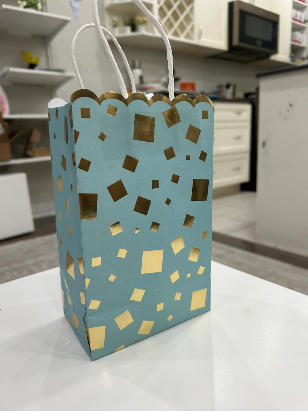 Blue and Gold Gift Bag