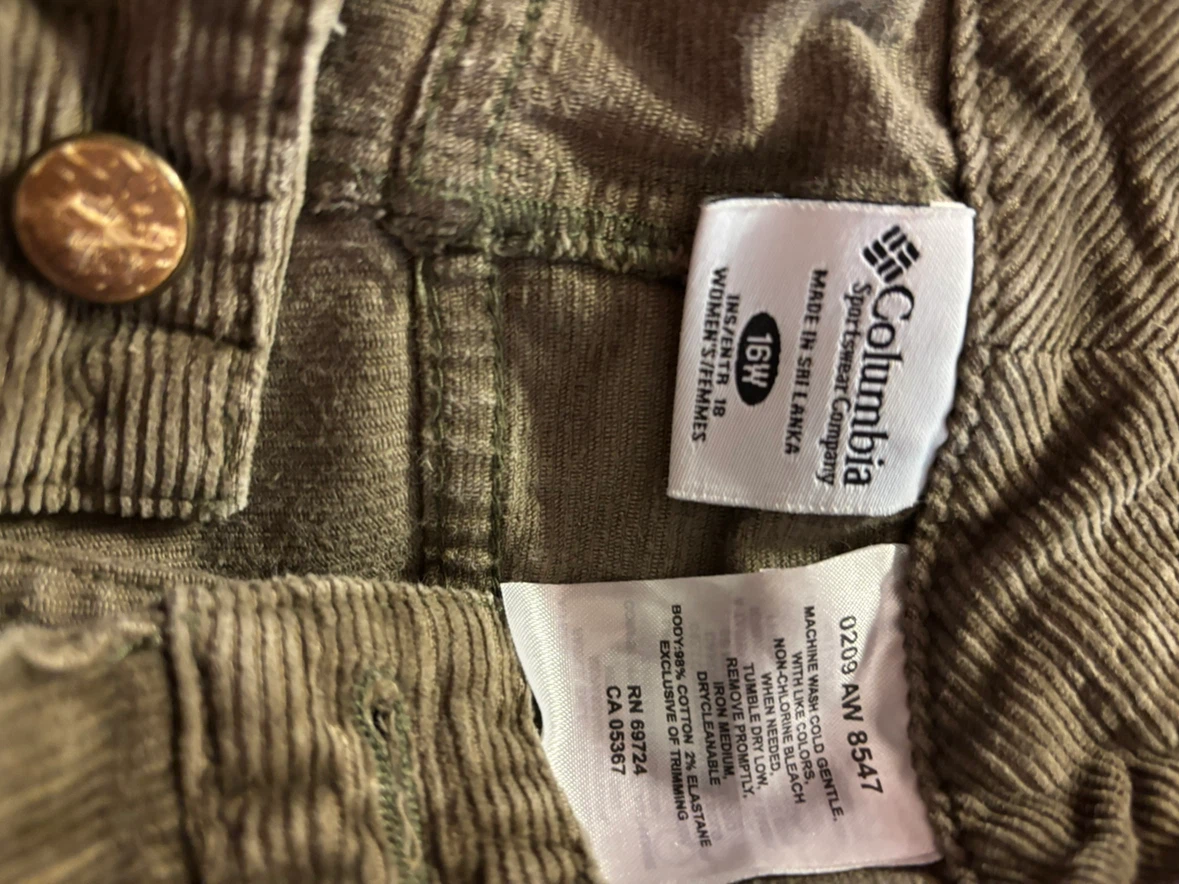 Columbia Corduroy Capris Size 16W - photo 2