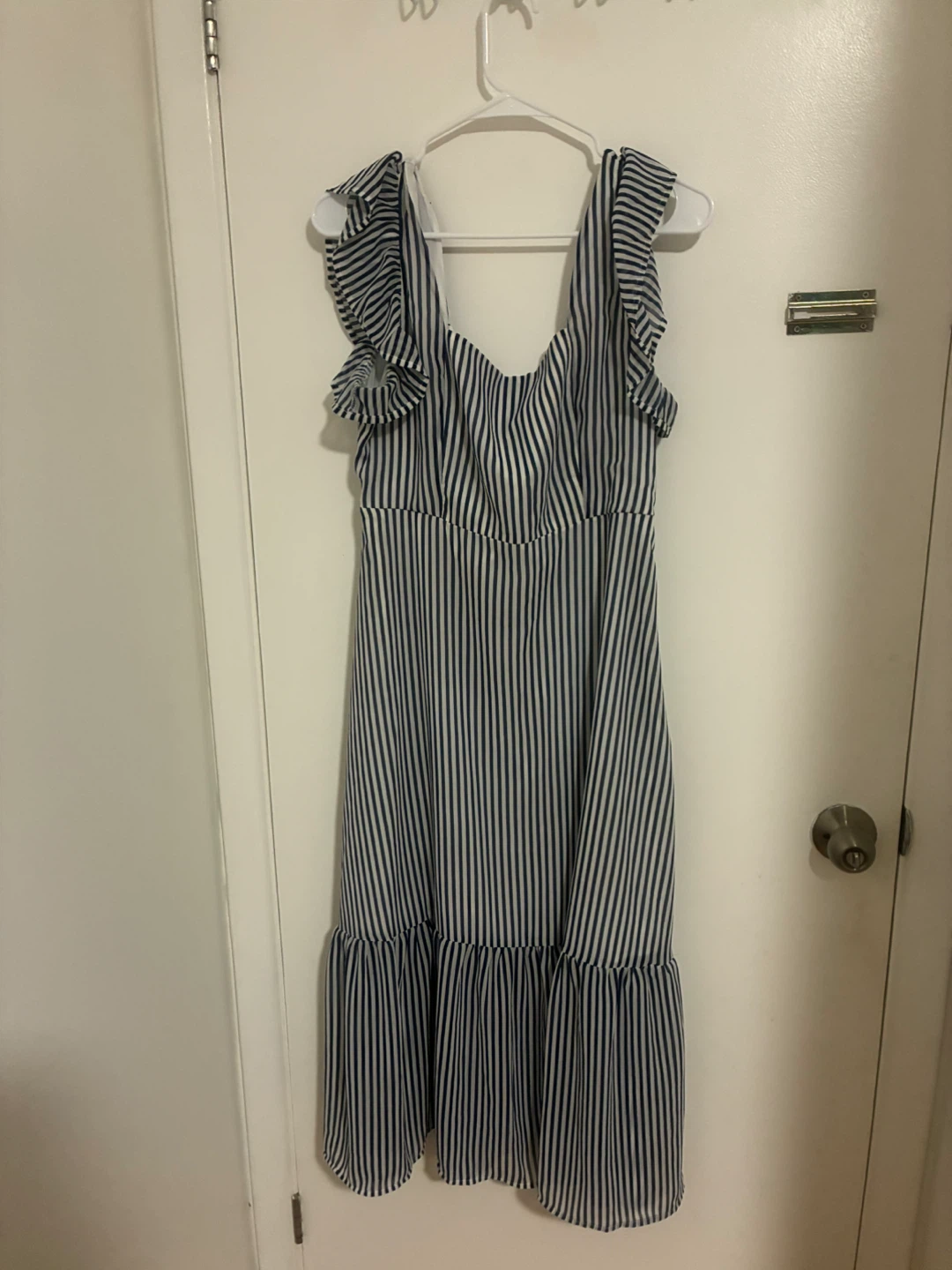Aveloria Striped Ruffle Midi Women’s Dress - photo 4