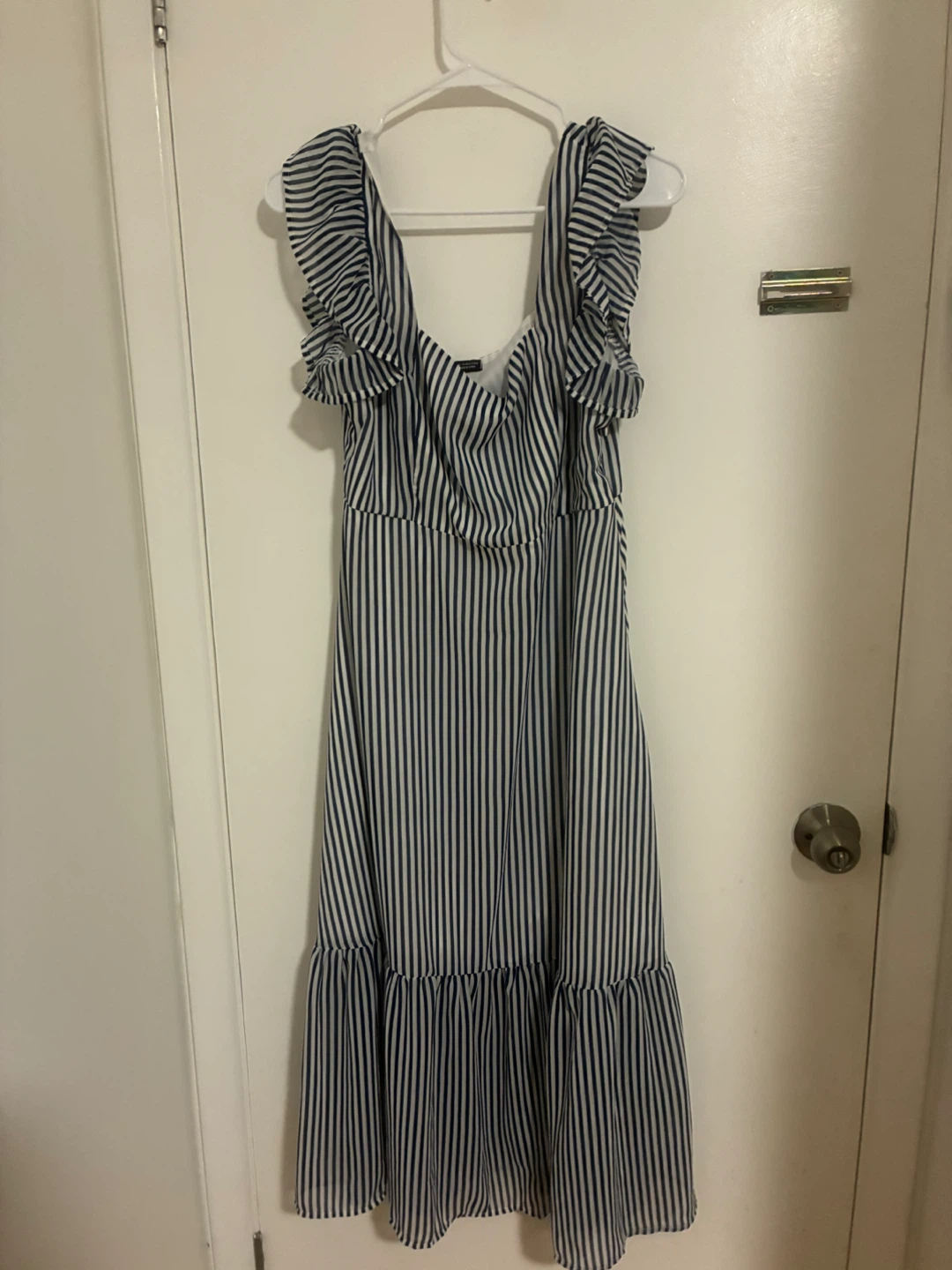 Aveloria Striped Ruffle Midi Women’s Dress - photo 5