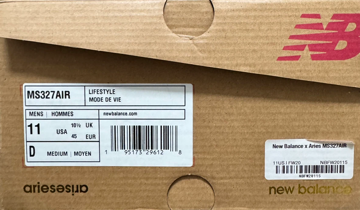 New Balance x Aries MS327AIR Sneakers - photo 5