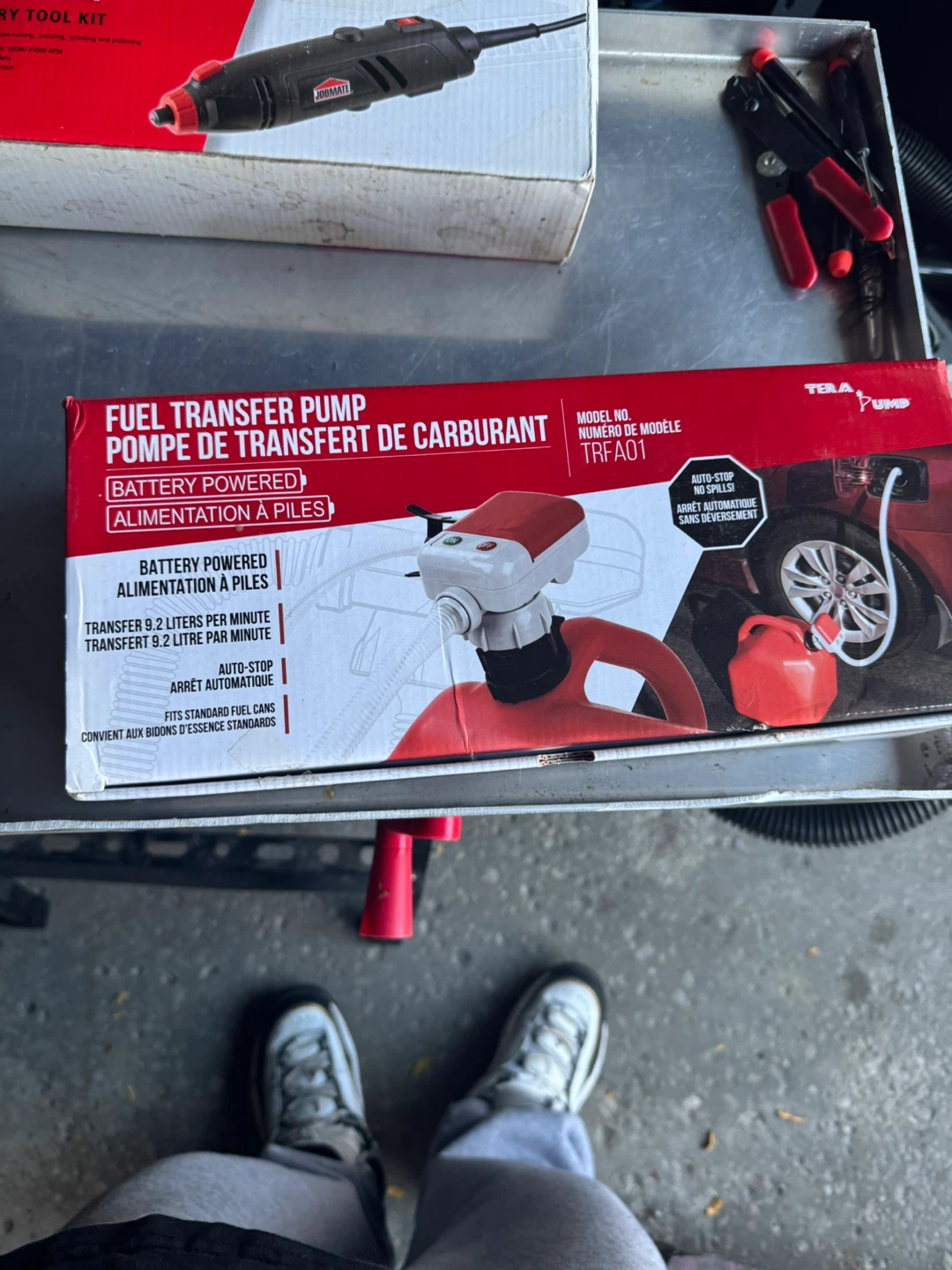 TeraPump Battery Powered Fuel Transfer Pump TRFA01