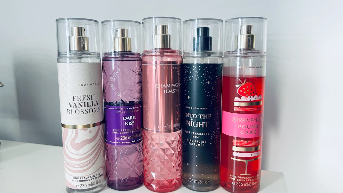 Bath & Body Works Fine Fragrance Mist Lot – 5 Bottles