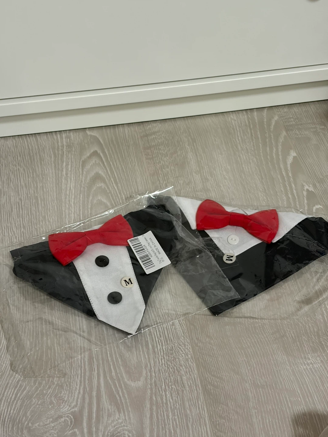 Dog Tuxedo Bandanas Size M