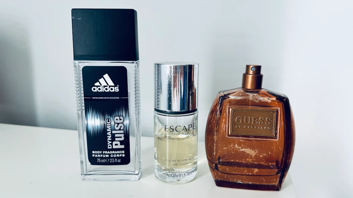 Men’s Cologne Lot – Adidas, Calvin Klein Escape & Guess