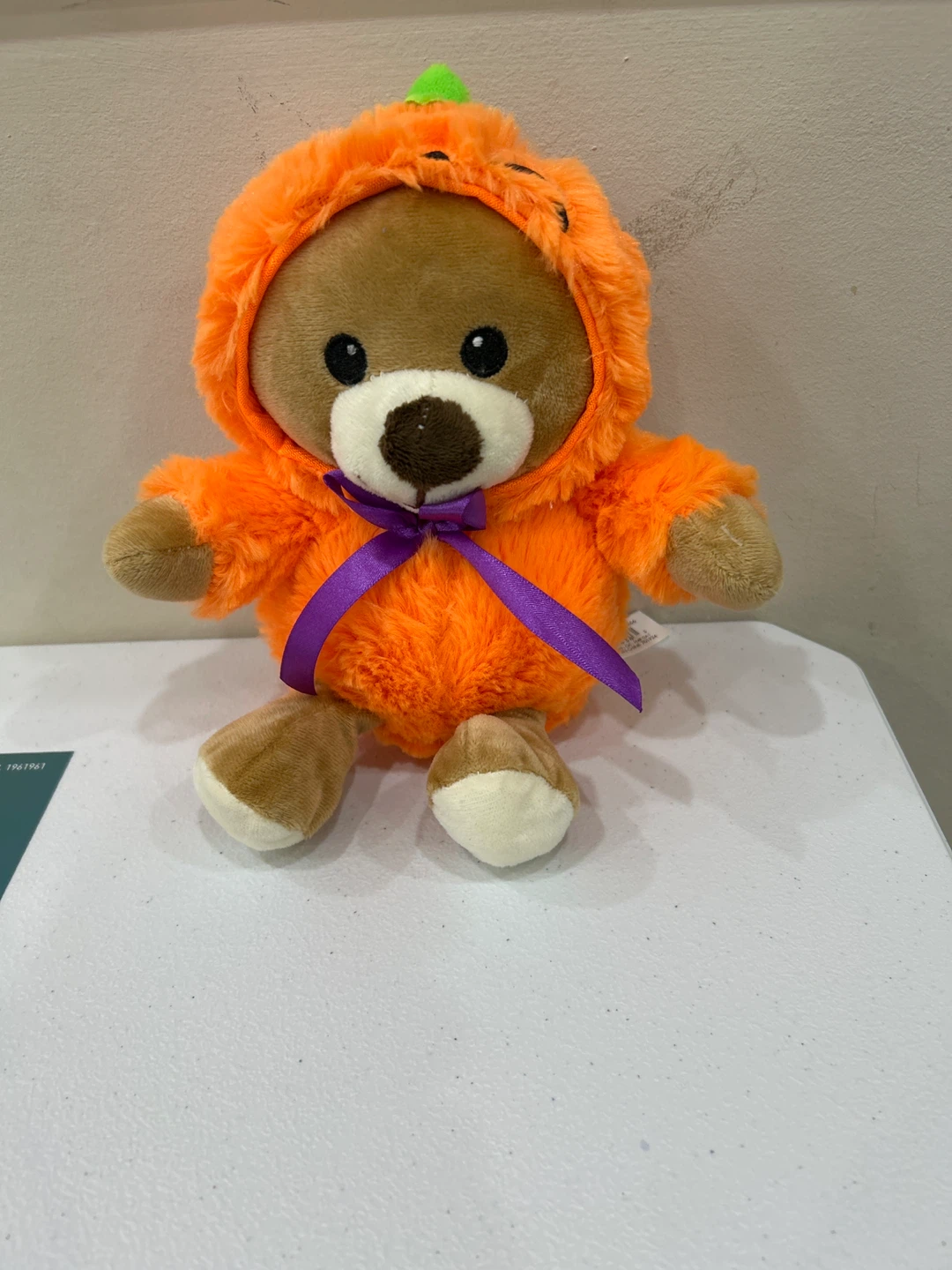 Pumpkin Costume Plush Teddy Bear