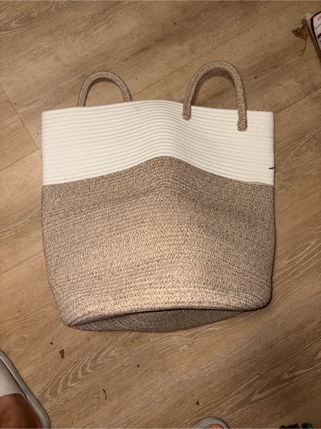 Woven Cotton Rope Storage Basket