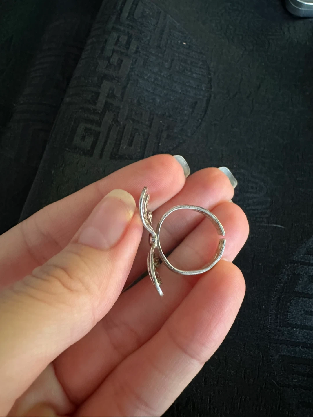 925 Sterling Silver Butterly Ring - photo 3