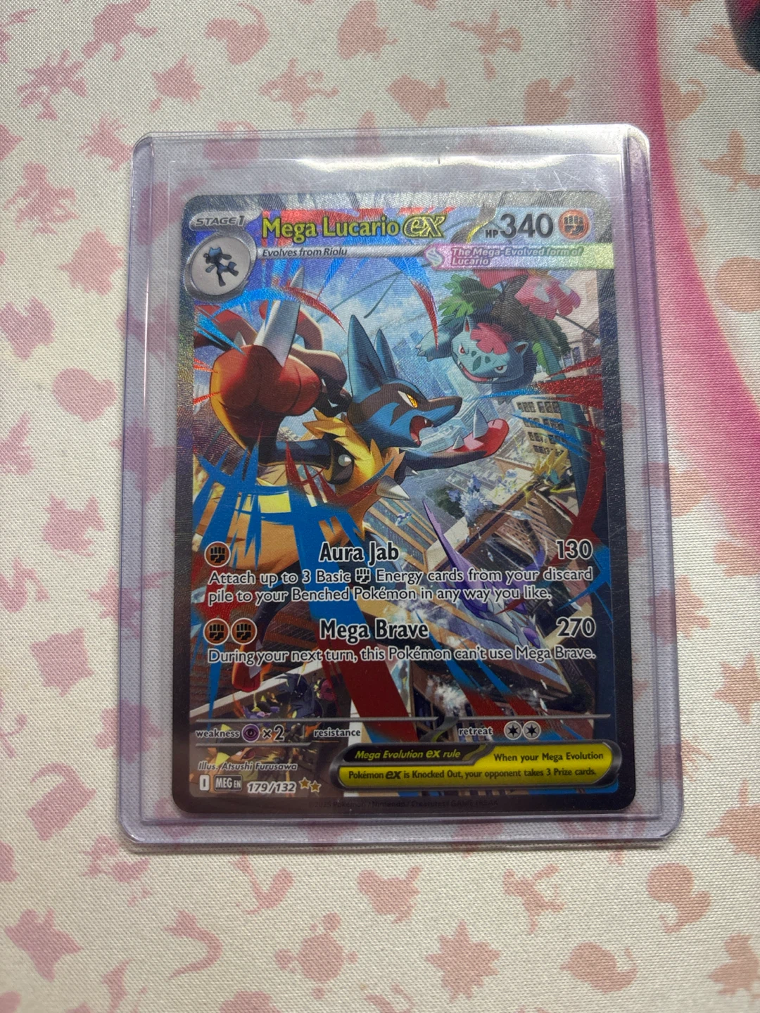 Mega Lucario EX Pokémon Trading Card
