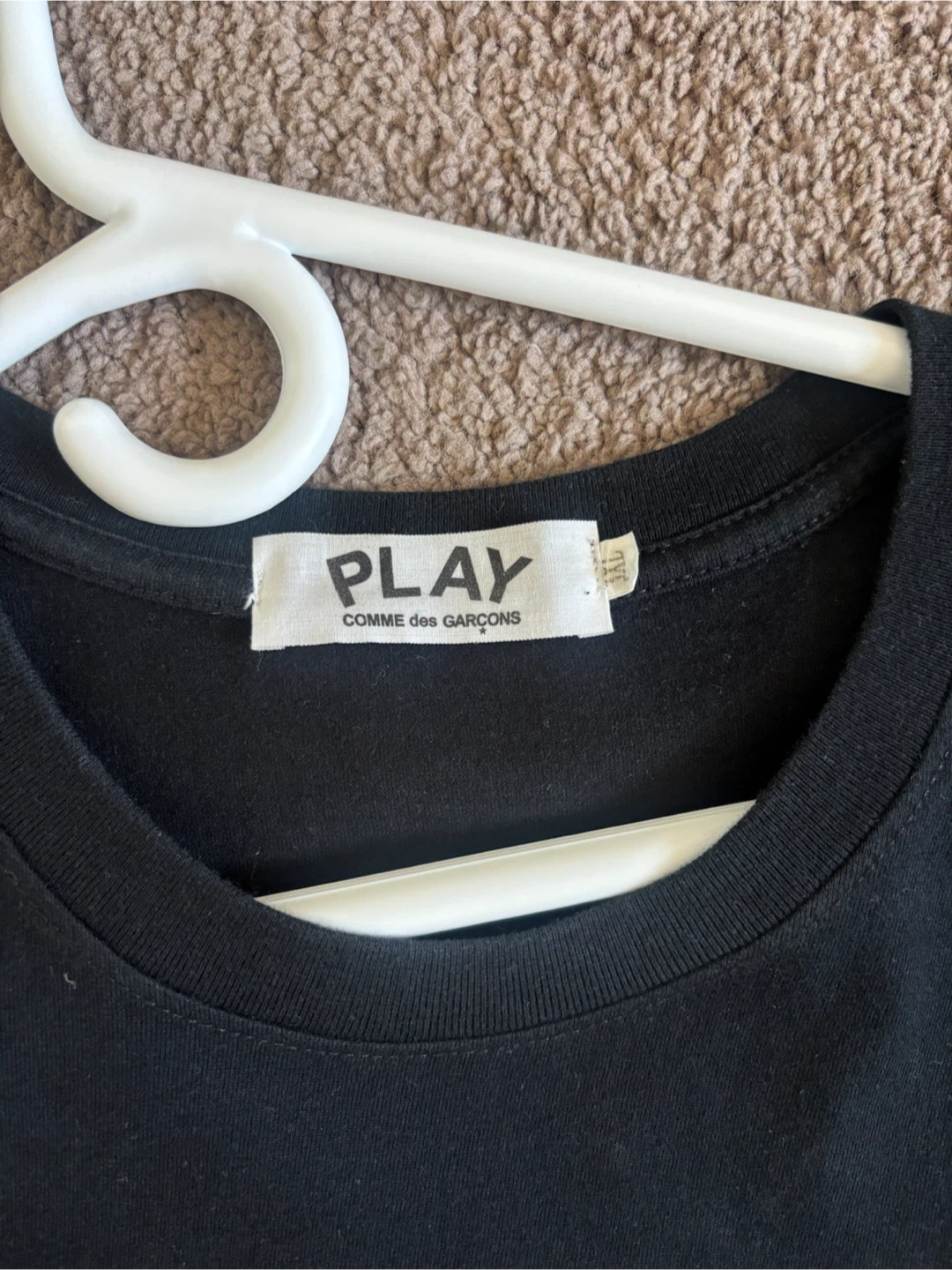 ❗️REP❗️Black Comme des Garcons PLAY T-Shirt - photo 2