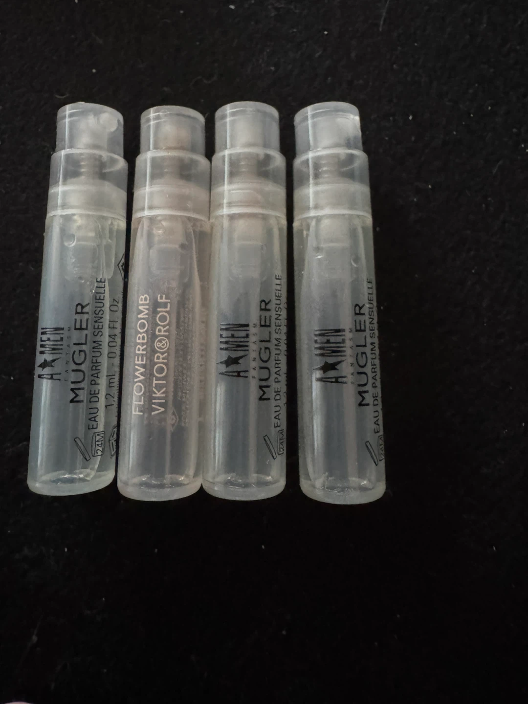 Mugler and Viktor&Rolf Perfume Sample Vials