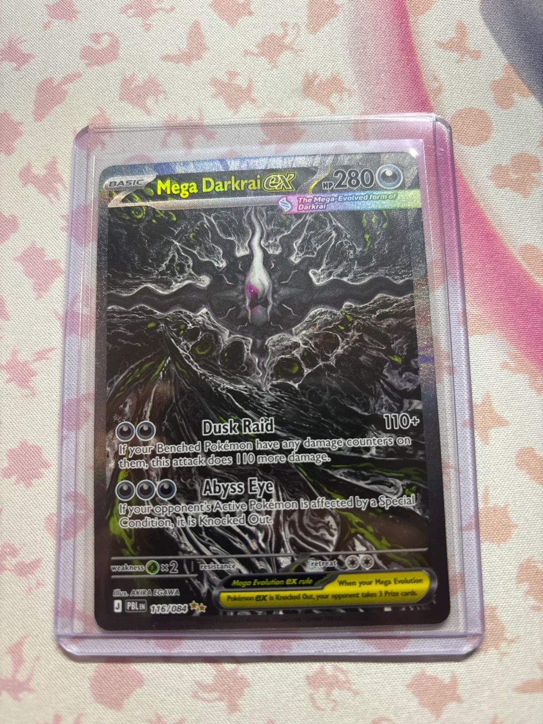 Mega Darkrai ex Pokemon Trading Card