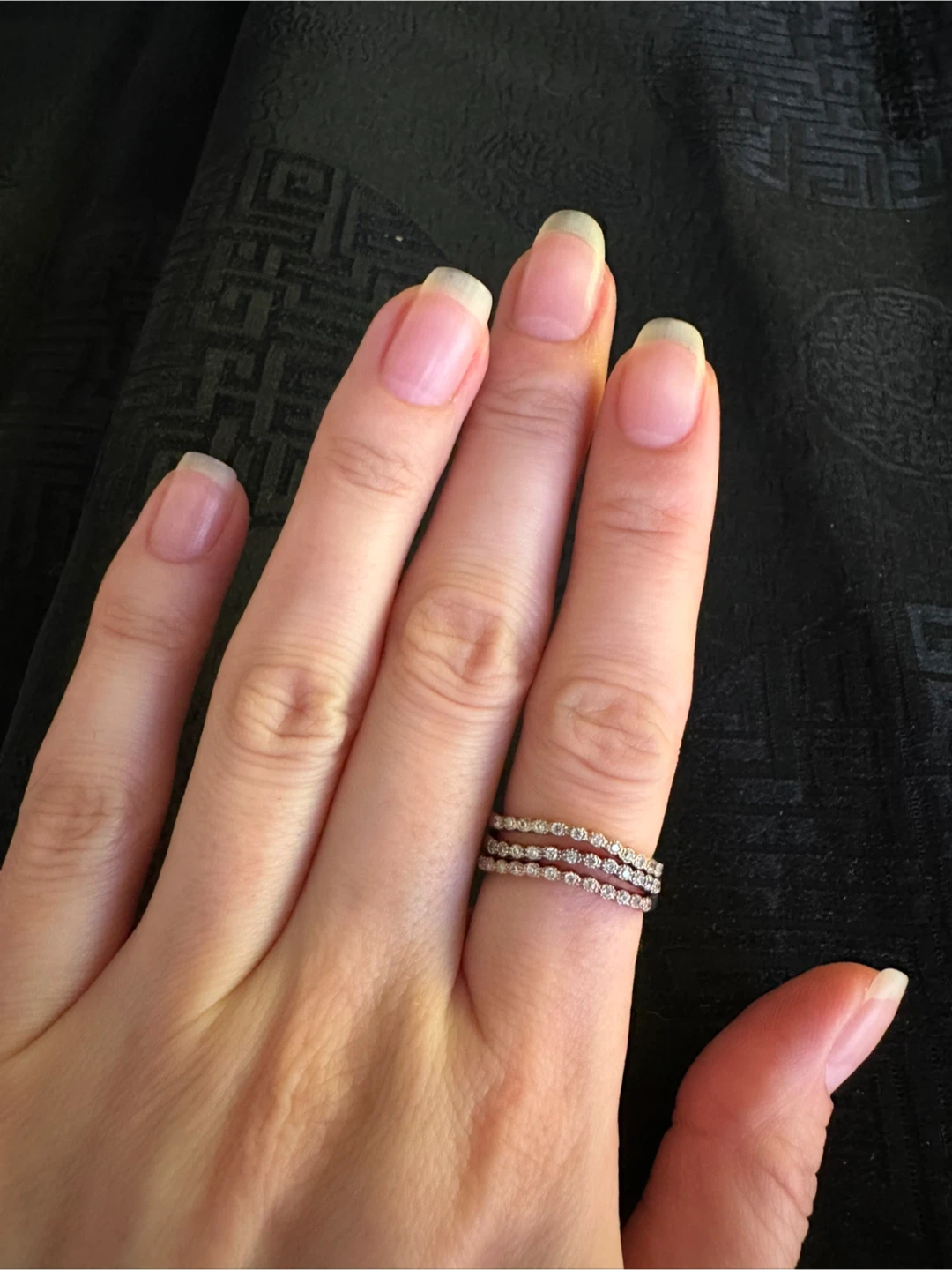 Set of 3 Sterling Silver Stacking Rings