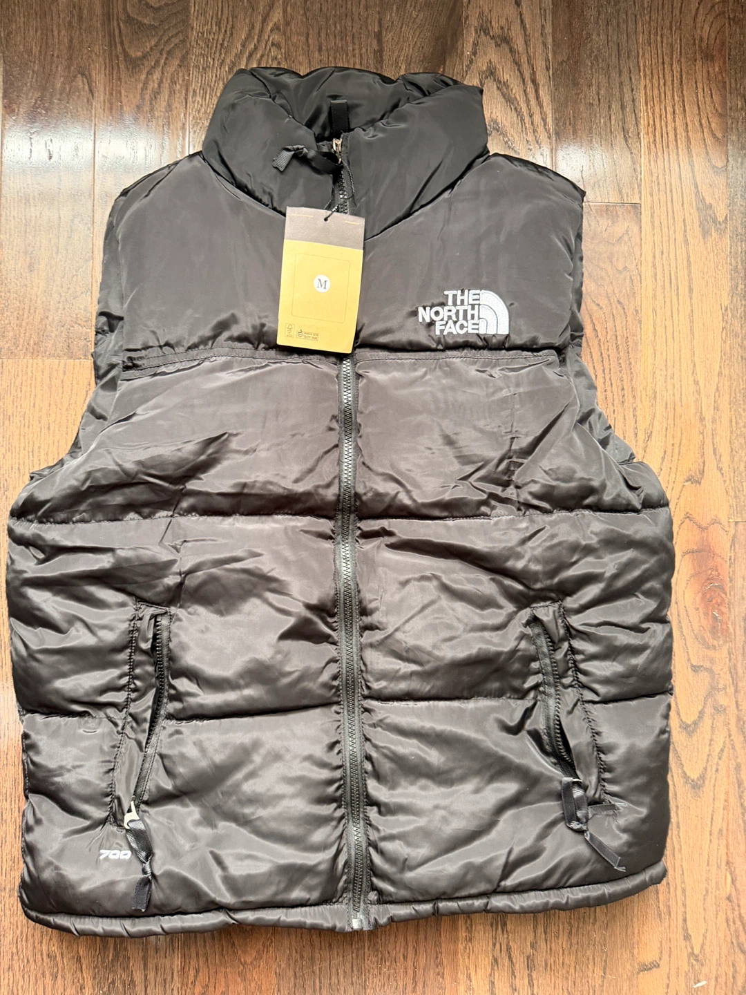 The North Face 700 Down Vest Black