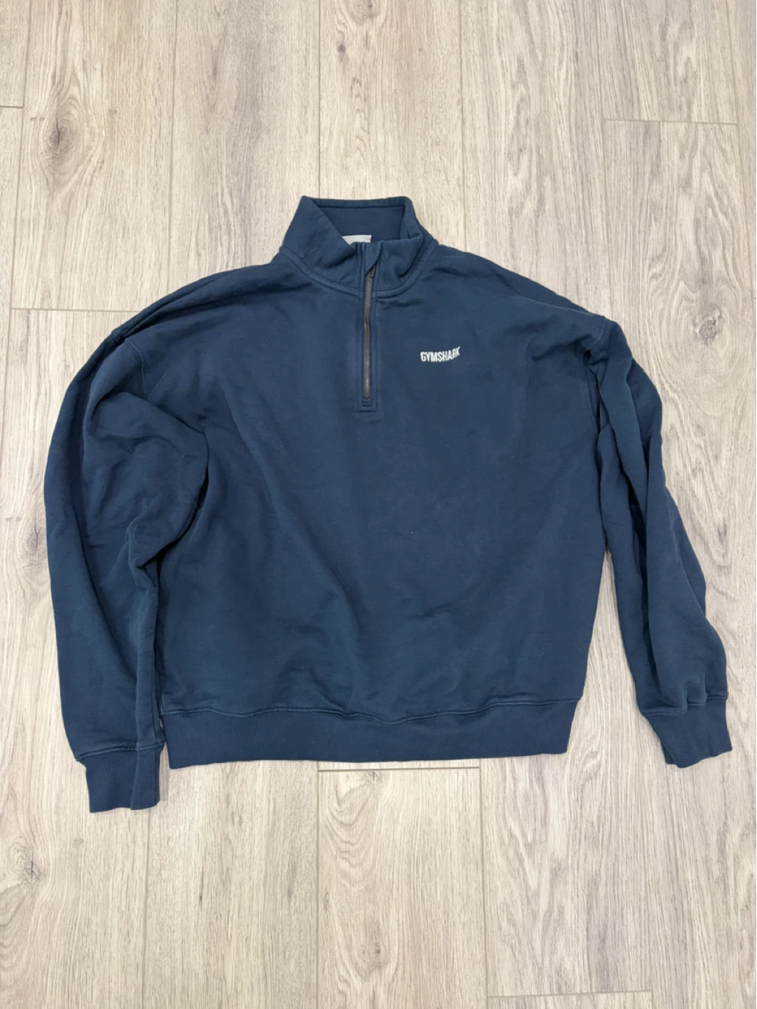 Gymshark Navy Quarter Zip Pullover