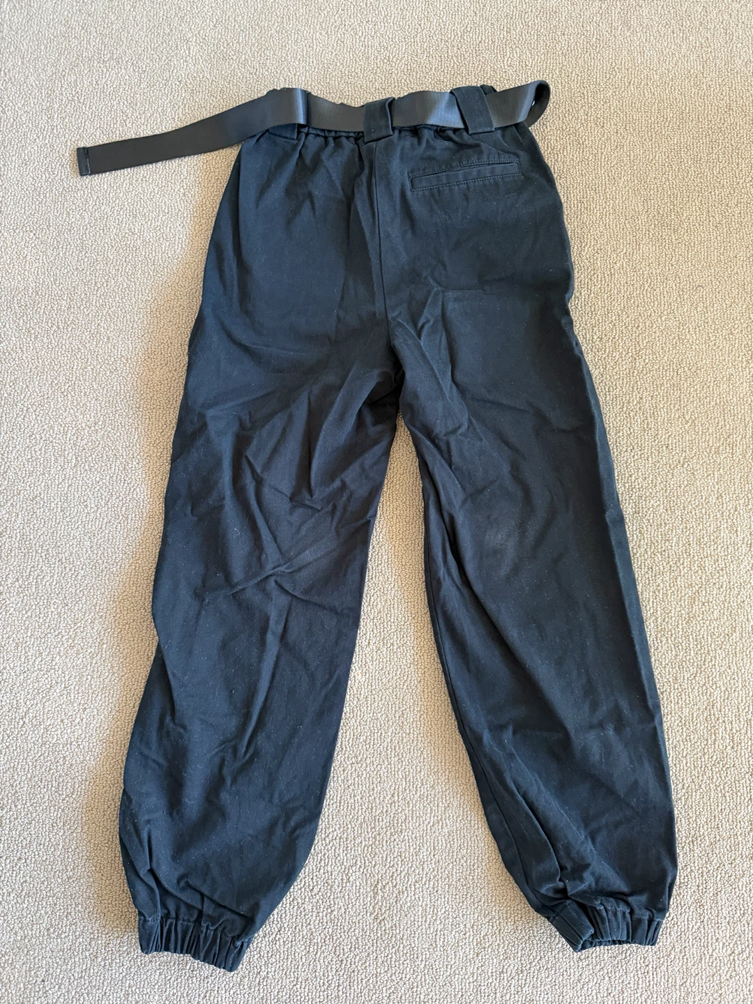 Tna Black Cargo Joggers with Belt - photo 3