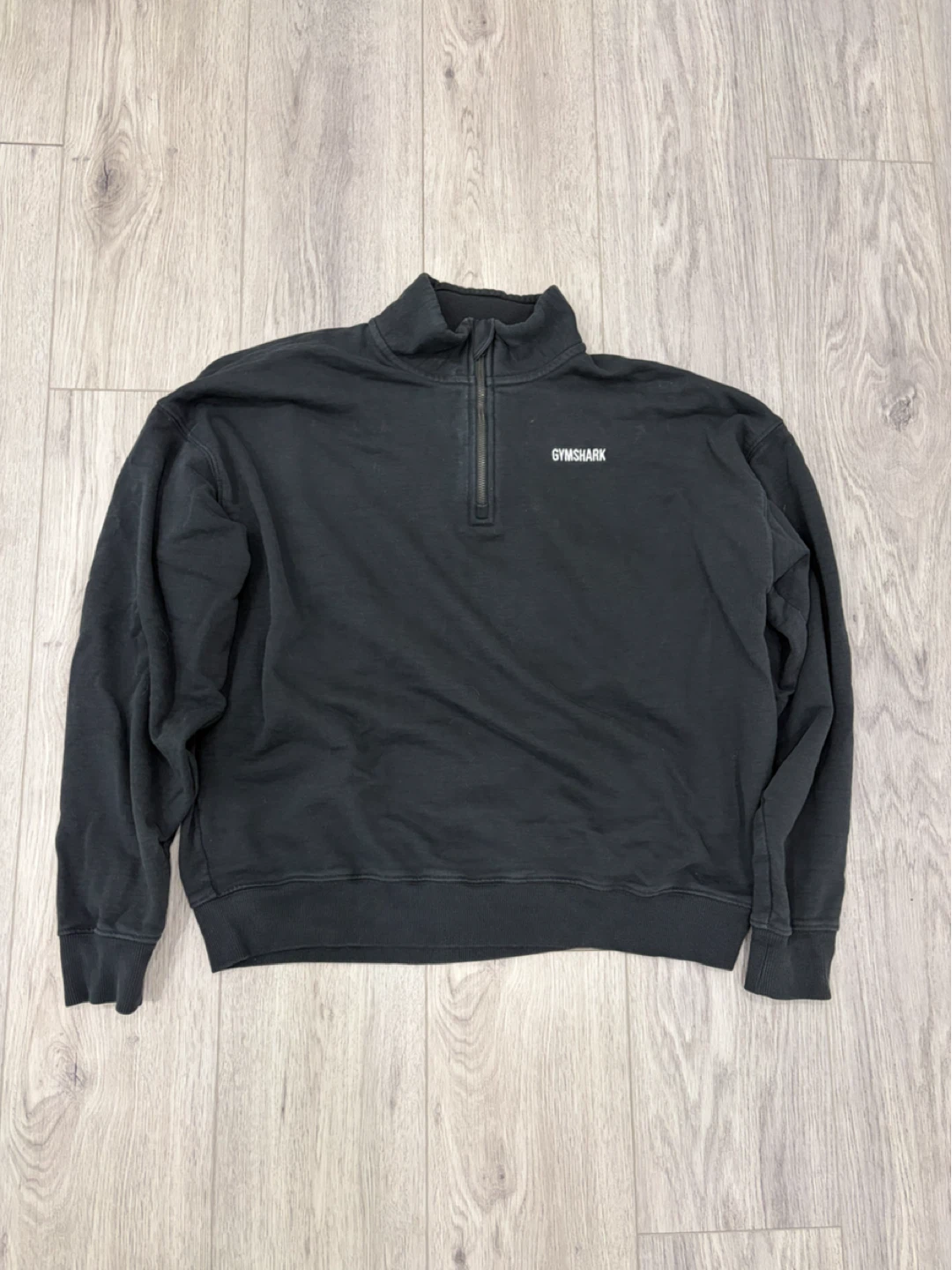 Gymshark Black Quarter-Zip Sweatshirt