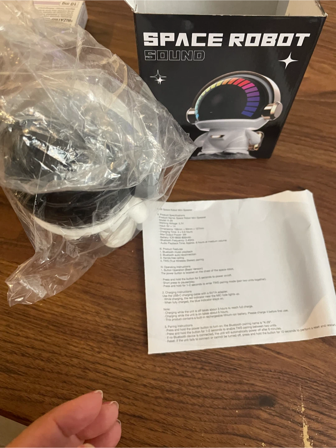 Space Robot K-29 Mini Bluetooth Speaker - photo 4