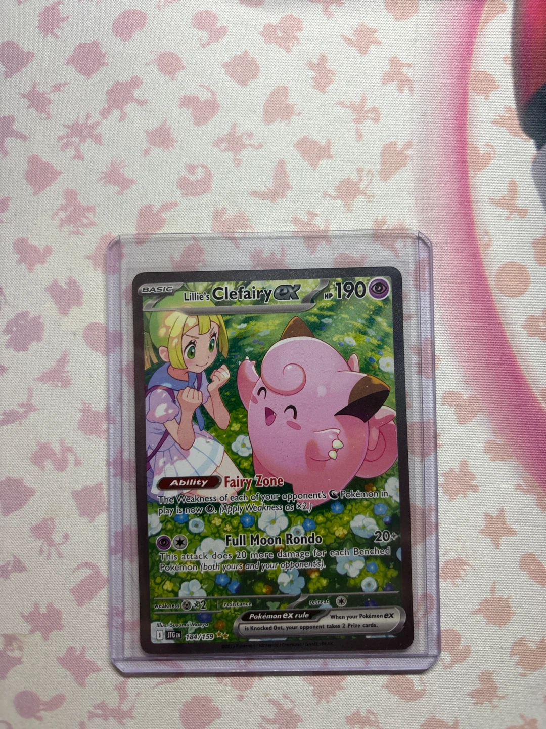 Lillie's Clefairy ex 184/159 Pokemon Card