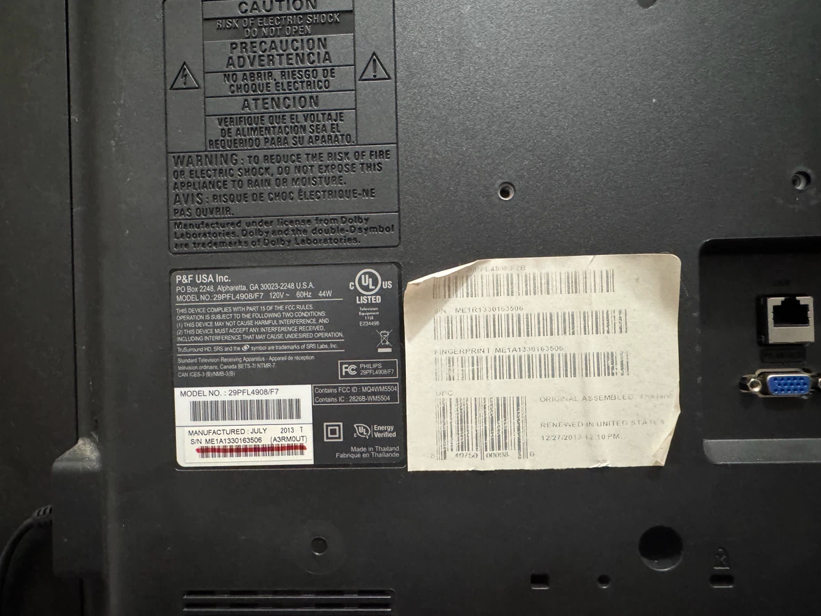 Philips 29-inch LED Television - photo 4