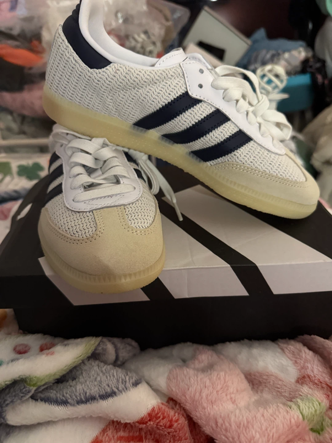 Adidas Samba OG White Navy - photo 4