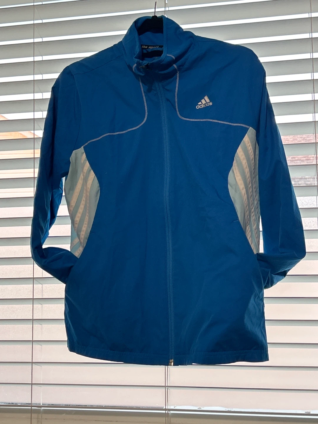 Adidas Blue Zip-Up Jacket