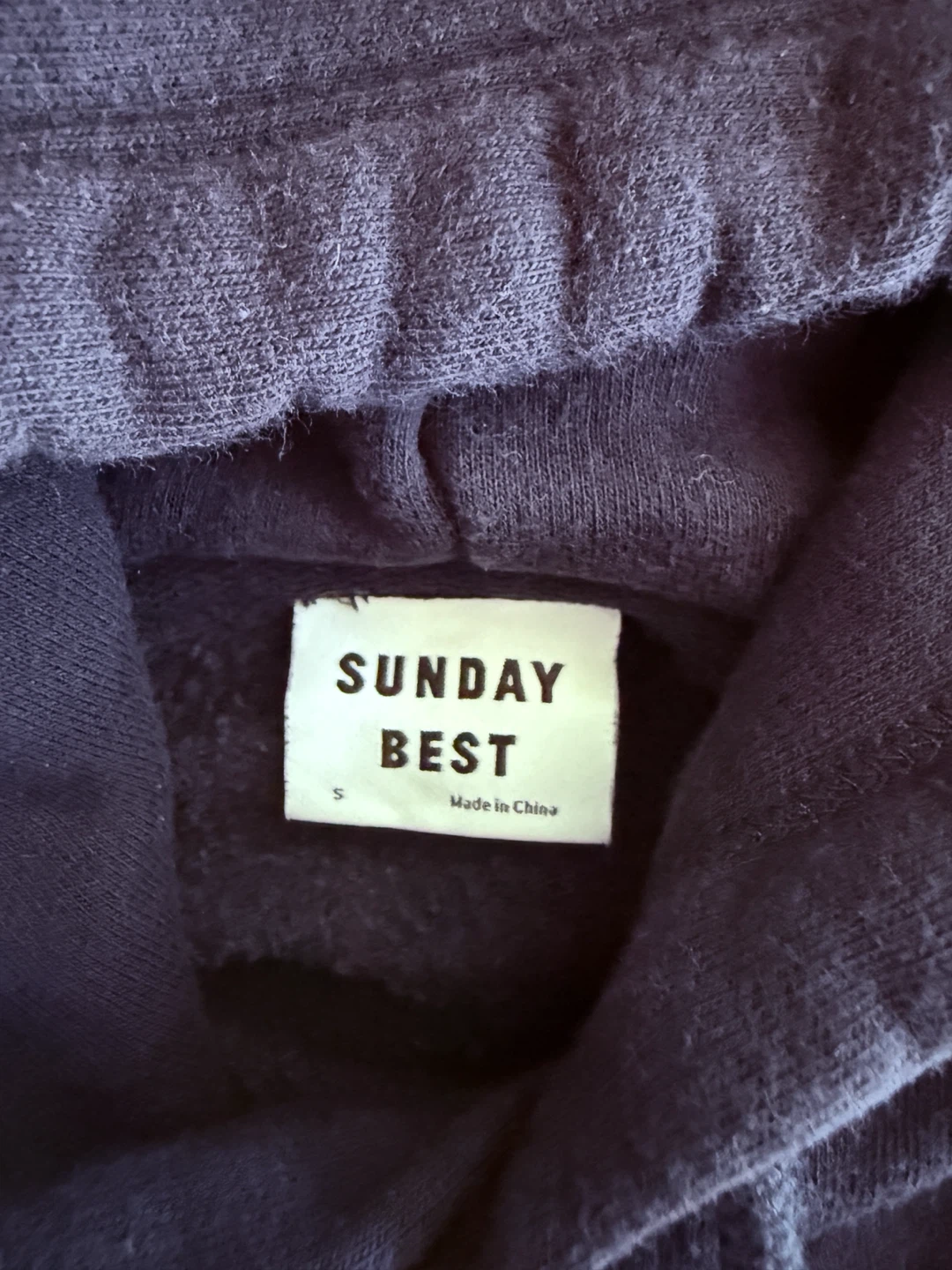 Sunday Best Black Cropped Hoodie - photo 3