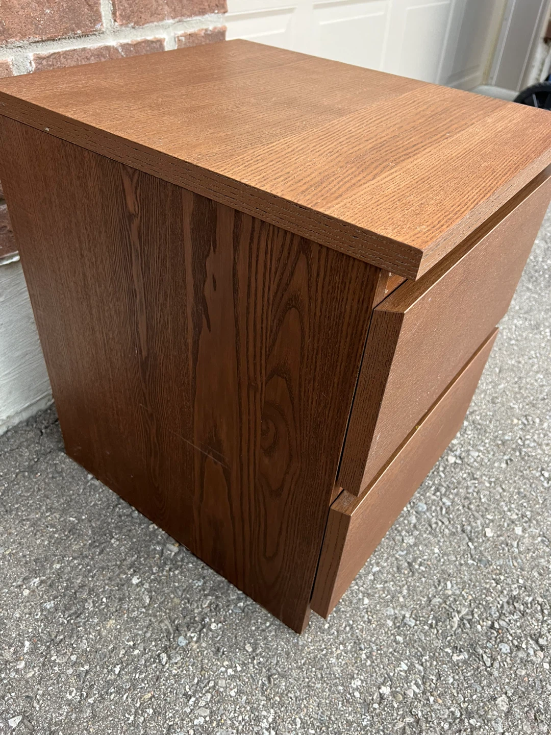 IKEA Two-Drawer Wooden Nightstand - photo 4