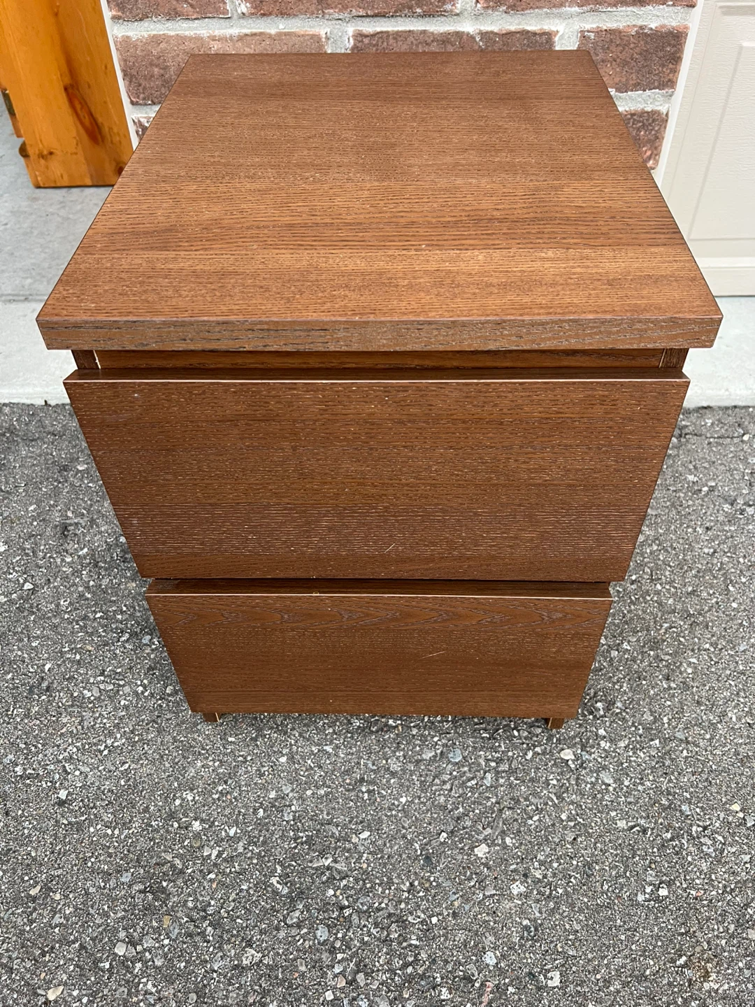 IKEA Two-Drawer Wooden Nightstand - photo 5