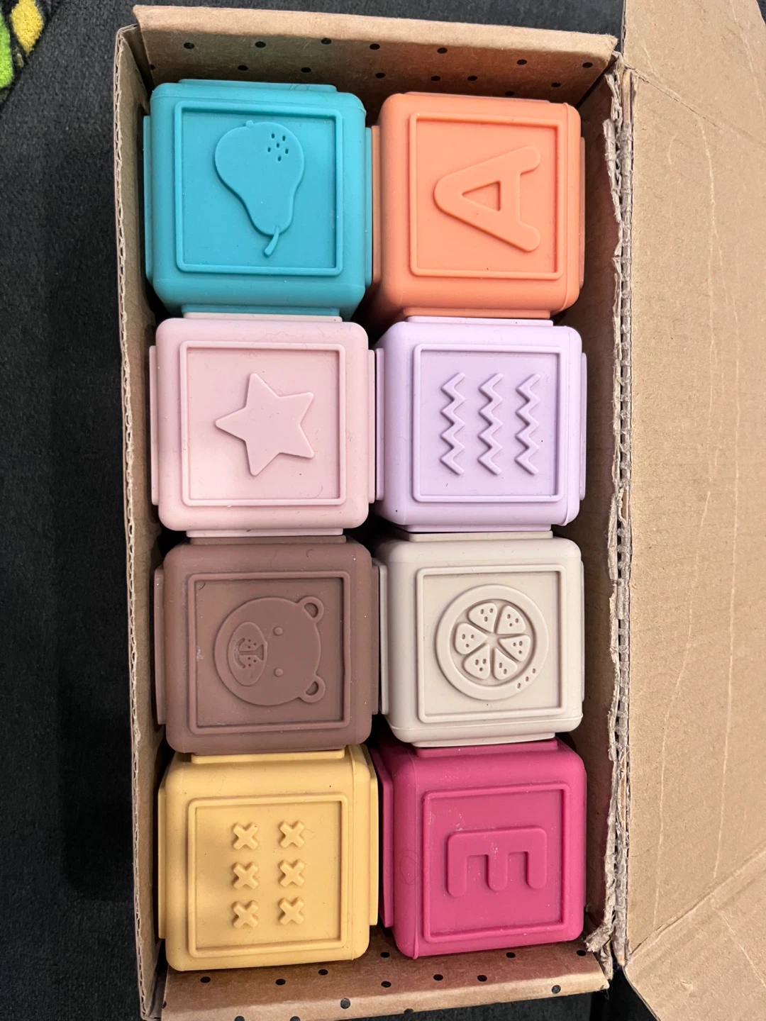 Yiveko Silicone Baby Blocks - 8 Pack - photo 2