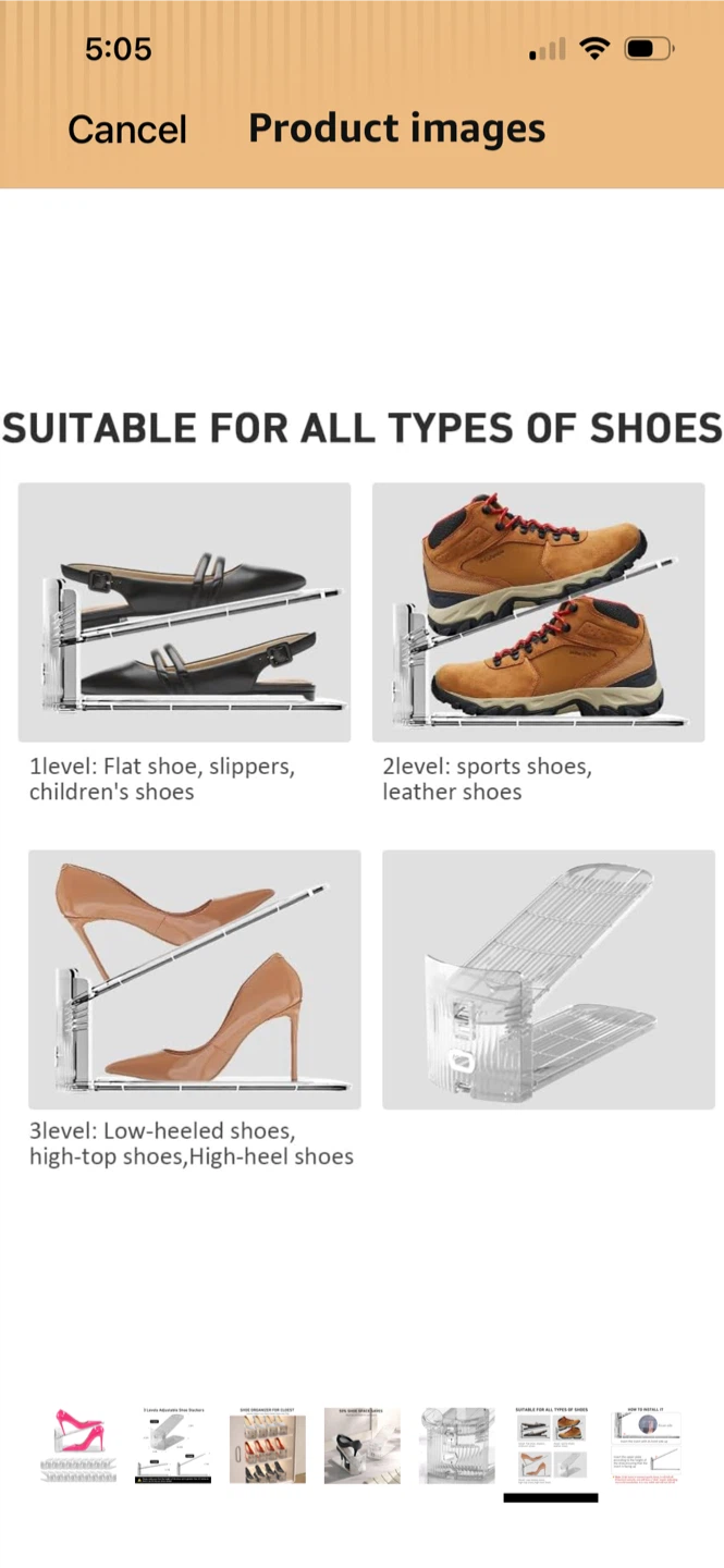 3-Level Adjustable Shoe Stackers - photo 5