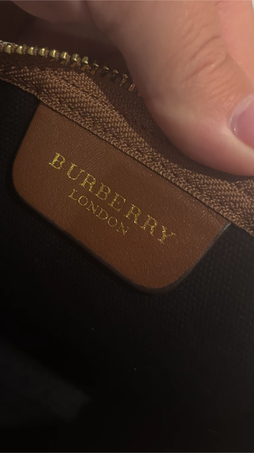 Burberry Check Print Mini Handbag - photo 2