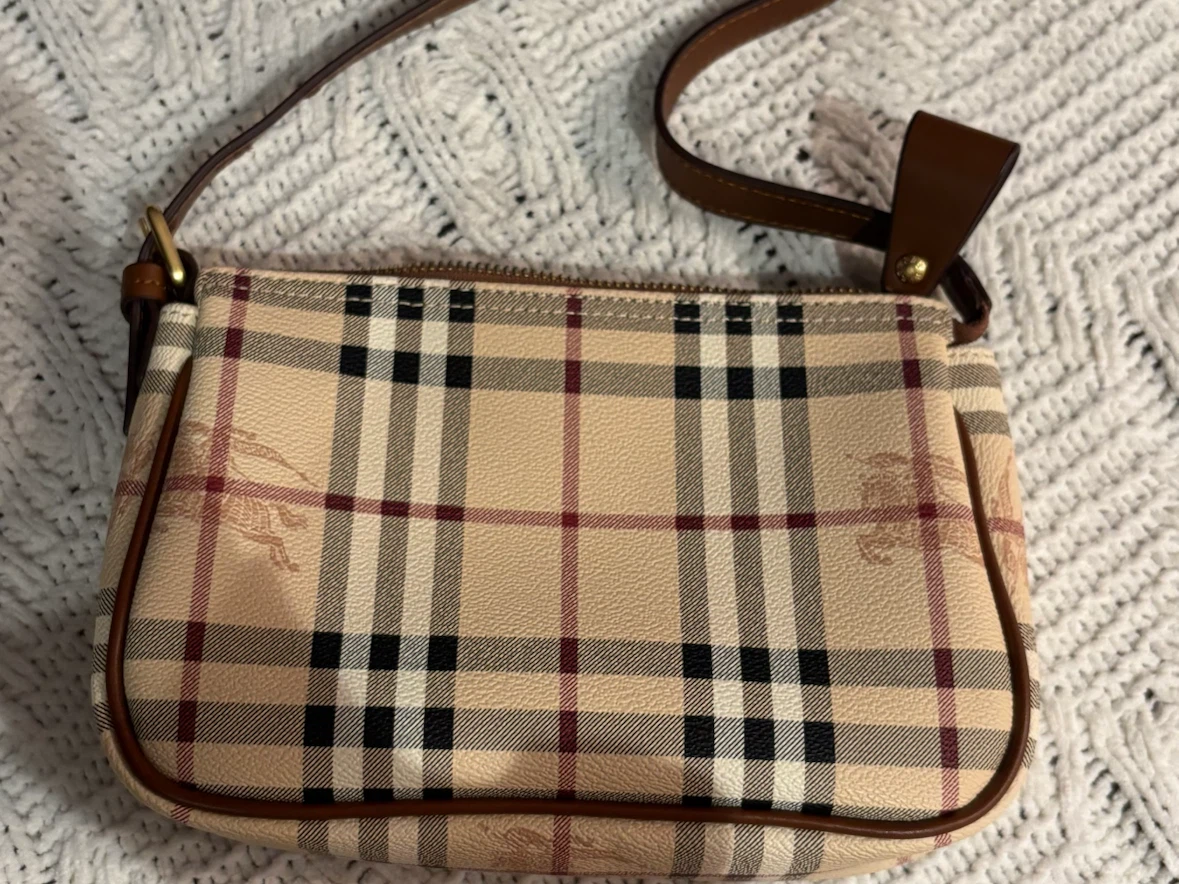 Burberry Check Print Mini Handbag - photo 3
