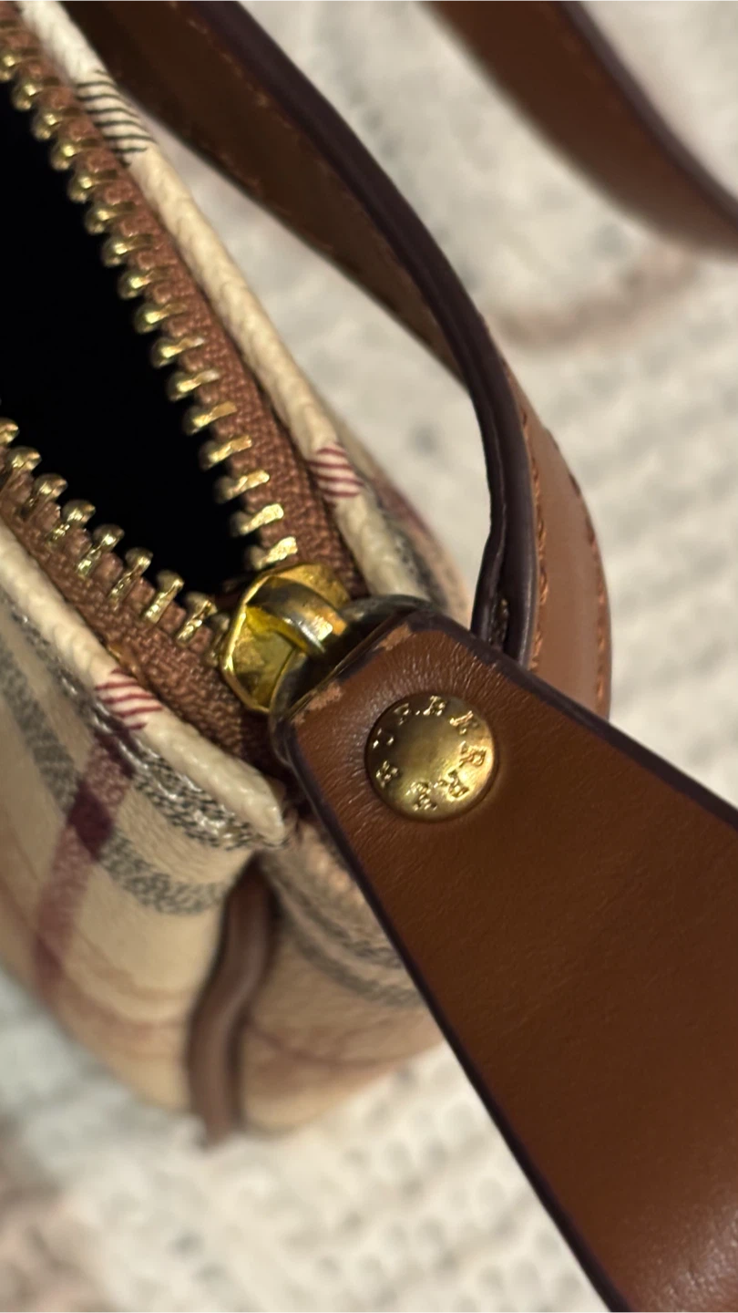 Burberry Check Print Mini Handbag - photo 4