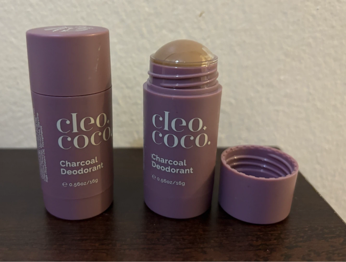 NEW-Cleo + Coco Charcoal Deodorant Mini