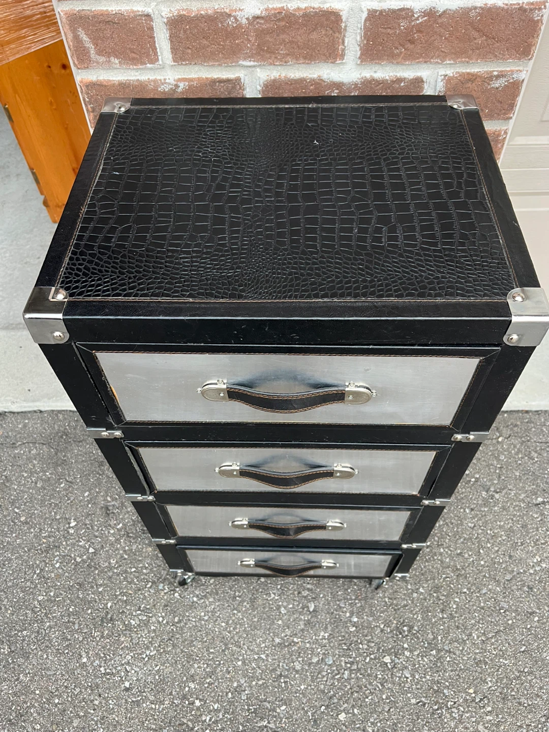 Industrial 4-Drawer Chest with Casters - photo 4