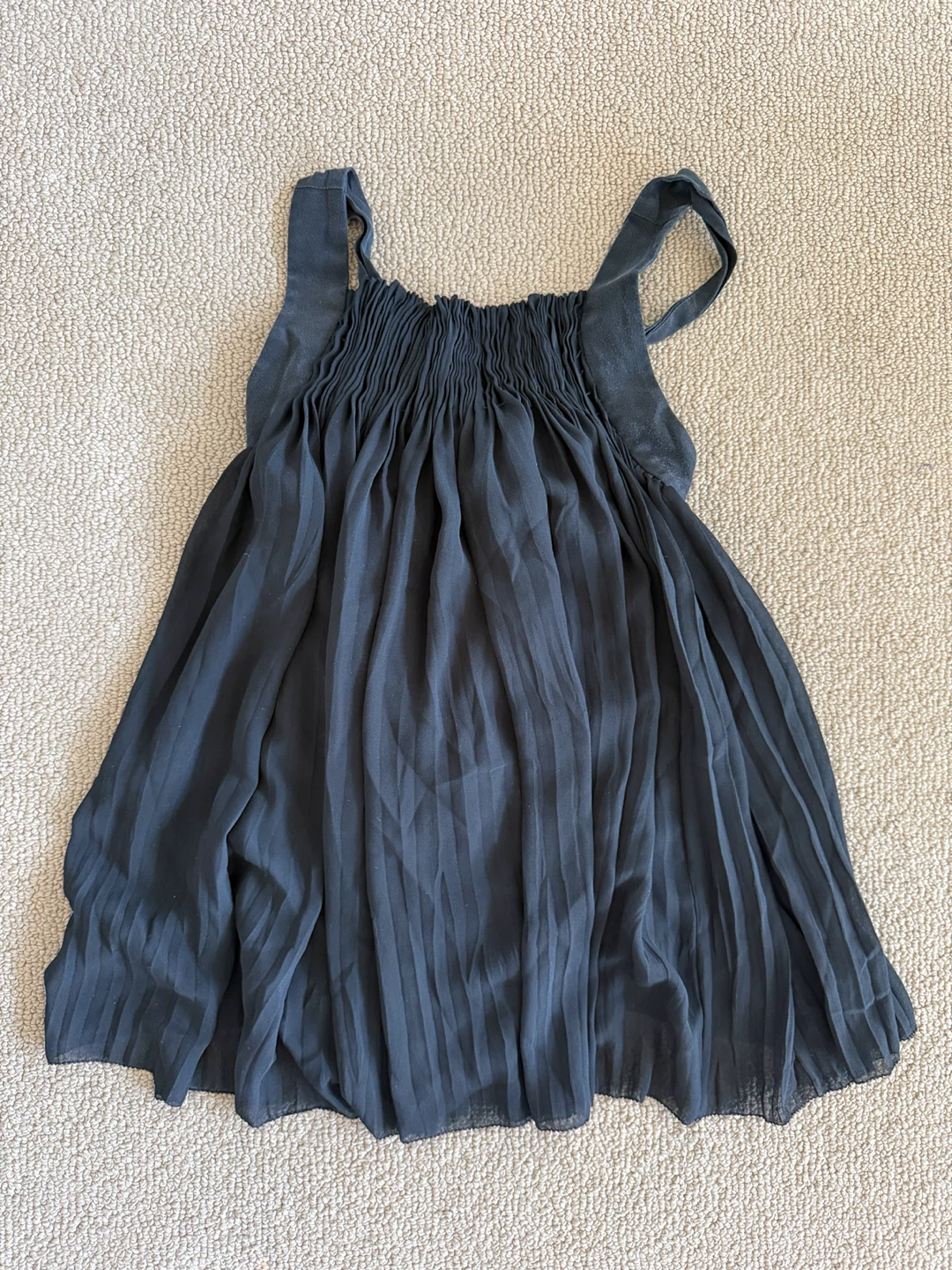 Wilfred Pleated Black Tank Top