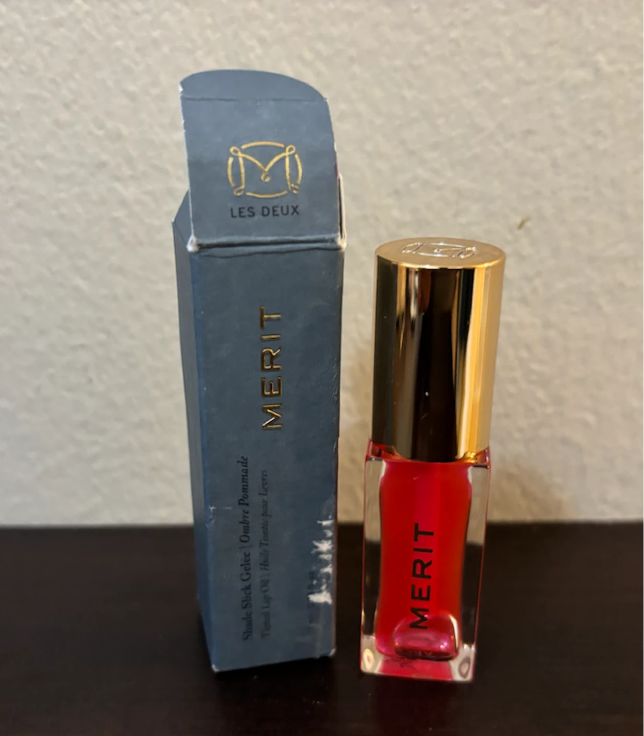 NEW-MERIT Shade Slick Tinted Lip Oil - Les Deux