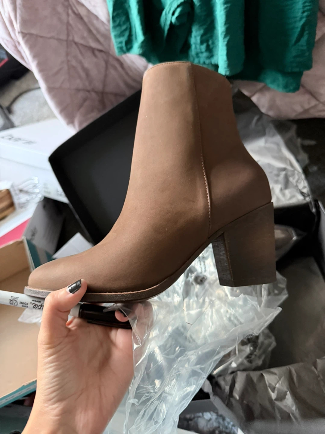 Brown Ankle Booties brand New Thursday, 6.5