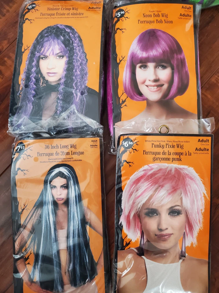 Adult Halloween Costume Wigs
