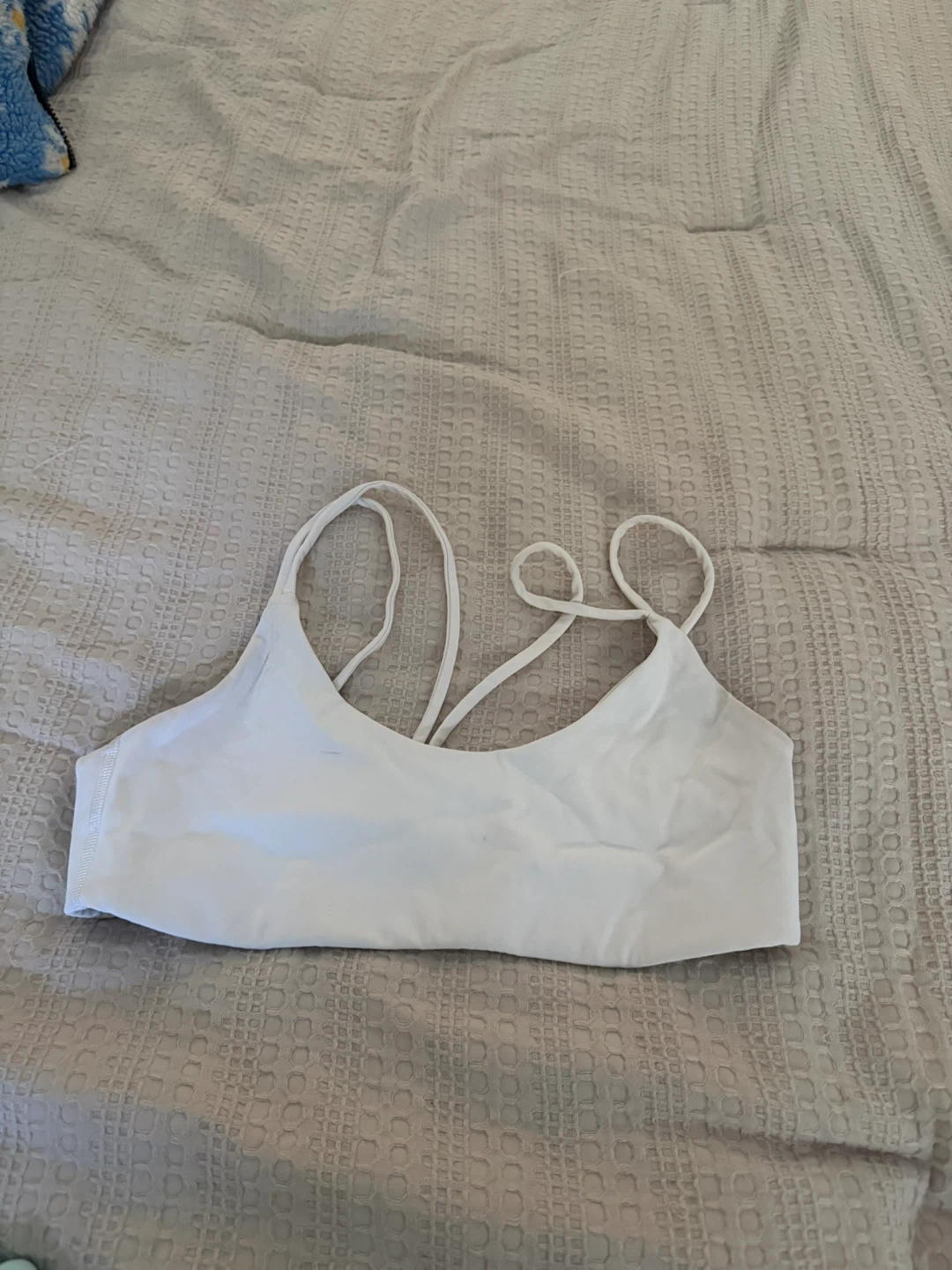 Aritzia TNA white sports bra