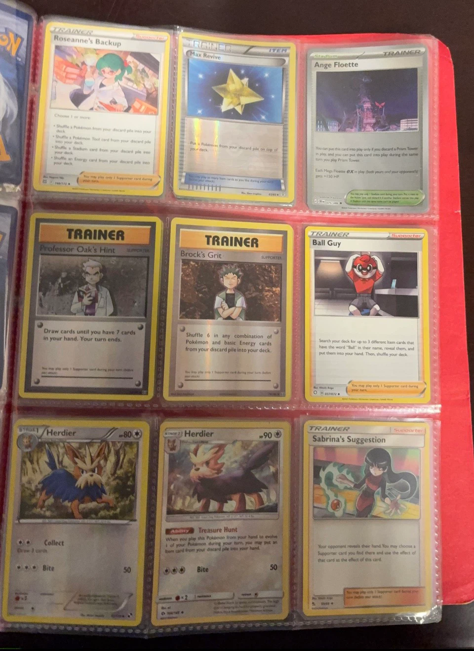 Assorted Pokemon Trading Cards