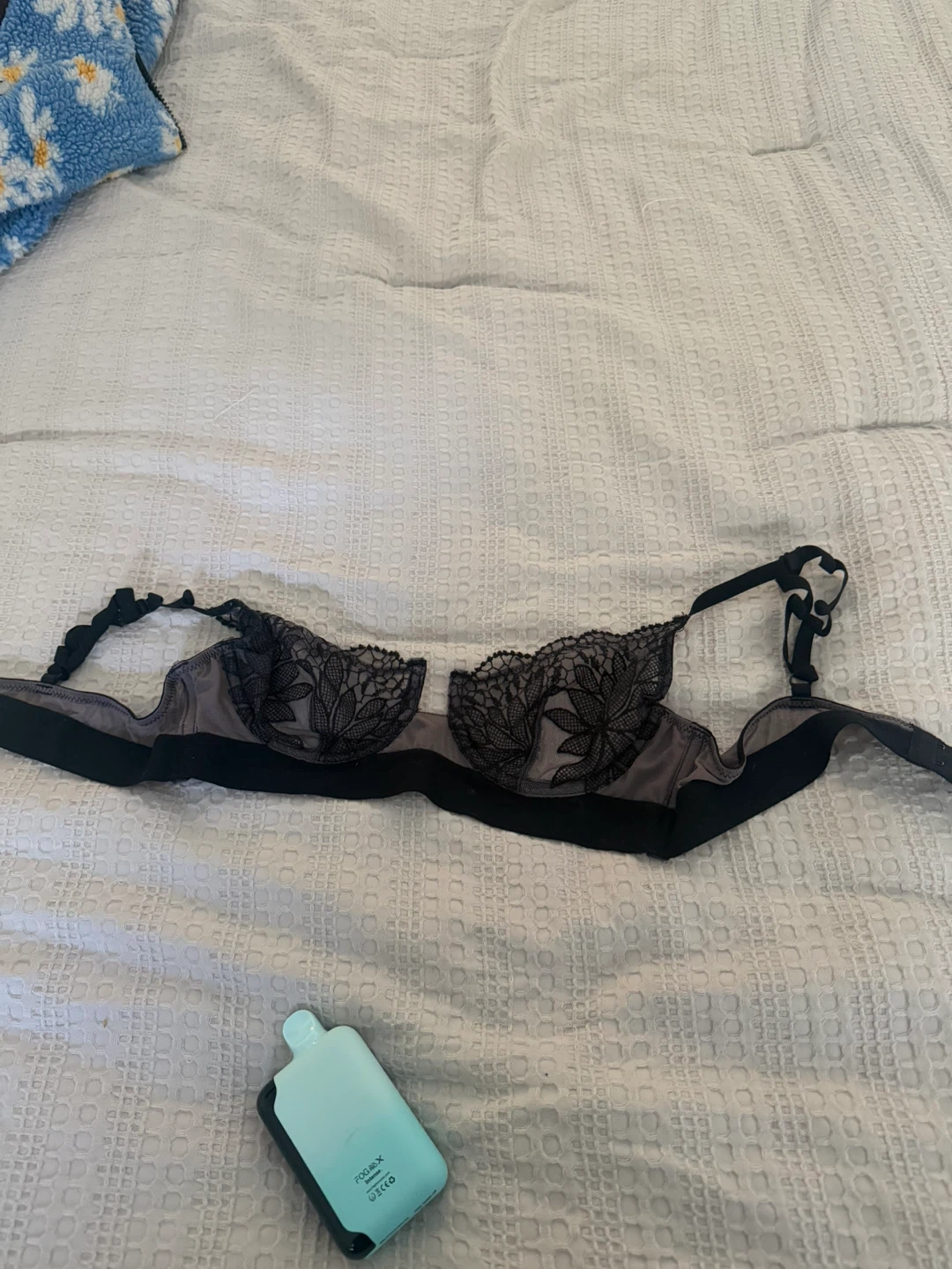 Black Lace Bra
