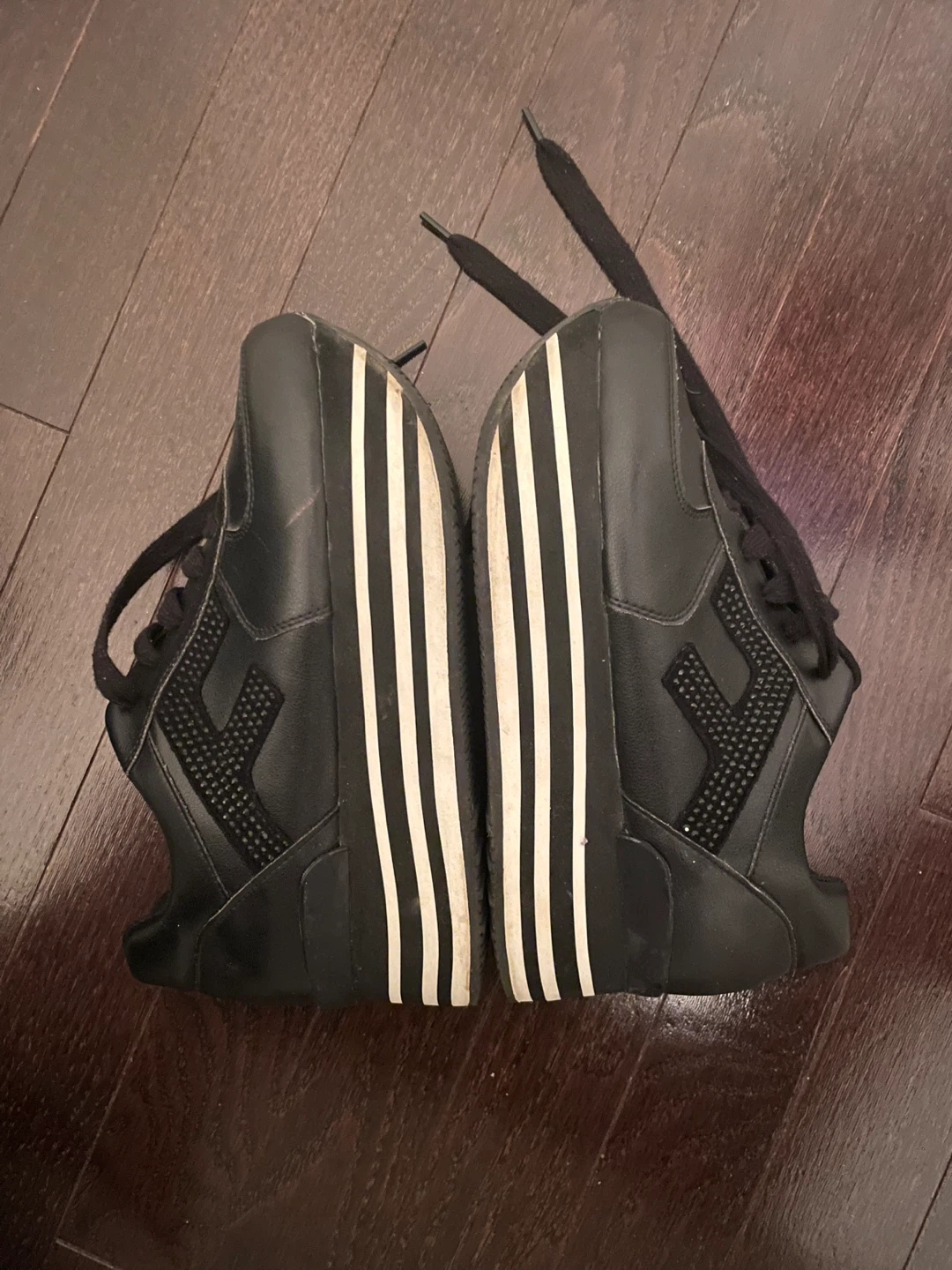 Fred D Black Platform Sneakers - photo 2
